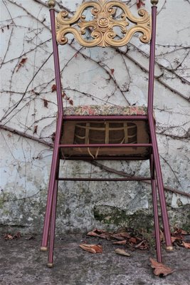 Brass Dining Chair, 1940s-KNM-840573