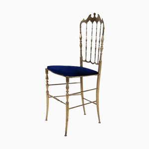 Brass Dining Chair by Giuseppe Gaetano Descalzi, 1950s-ZO-583972