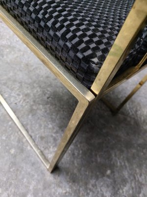 Brass Dining Chairs from Belgo Chrome, 1970s, Set of 6-AIF-1784552