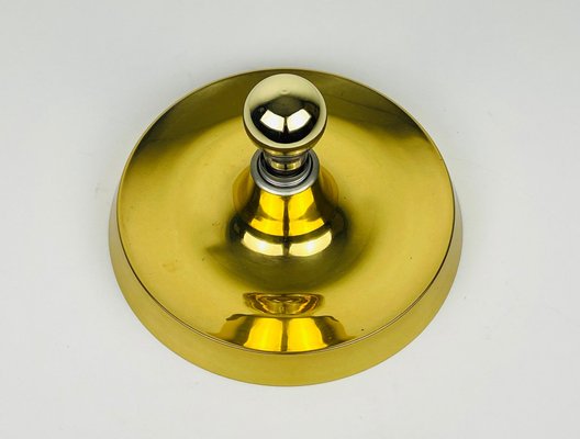 Brass Disc Shaped Wall Lamp from Cosack, 1960s-PUK-931375