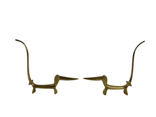 Brass Dogs Ring Holder, Austria, 1960s, Set of 2-RCH-1356796