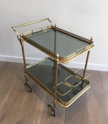 Brass Drinks Trolley by Maison Jansen-BA-970724