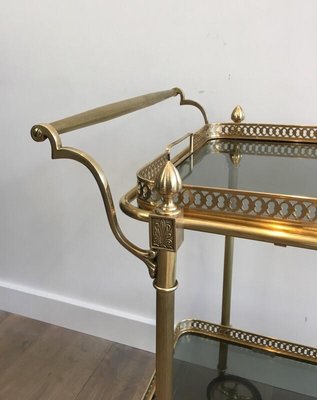 Brass Drinks Trolley by Maison Jansen-BA-970724