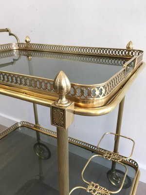 Brass Drinks Trolley by Maison Jansen-BA-970724