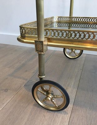 Brass Drinks Trolley by Maison Jansen-BA-970724