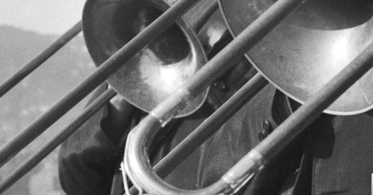 Brass Ensemble at the Belfry of a Church, Stuttgart Germany, 1935-DYV-988149