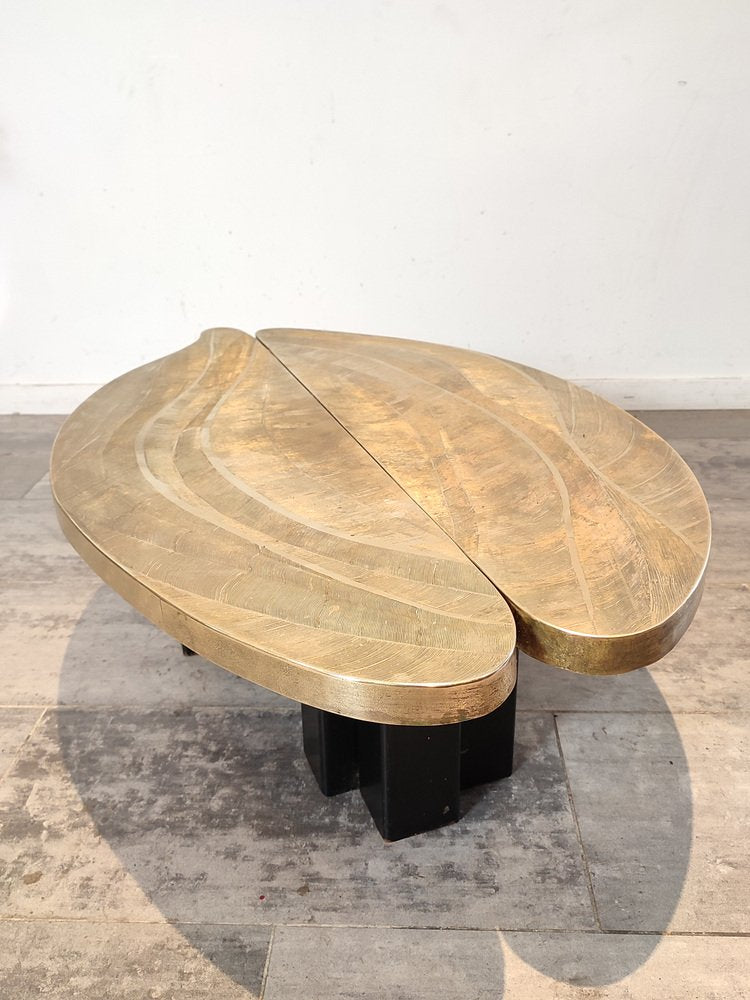 Brass Etched Coffee Table