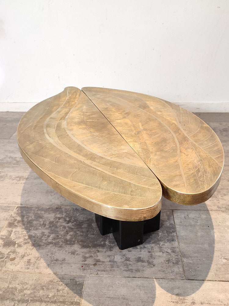 Brass Etched Coffee Table