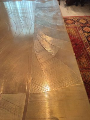 Brass Etched Coffee Table by Christian Krekels-WBX-1336546