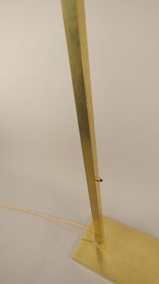 Brass Extendable Floor Lamp with Adjustable Shade, Germany, 1940s-KDB-1725379