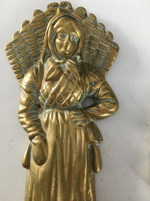 Brass Figures, 1950s, Set of 2-WQQ-848194