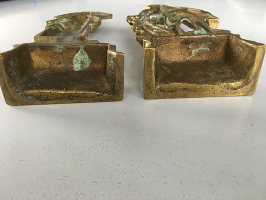 Brass Figures, 1950s, Set of 2-WQQ-848194