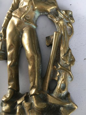 Brass Figures, 1950s, Set of 2-WQQ-848194