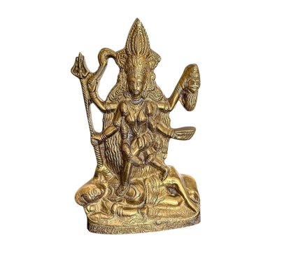 Brass Figurine of Indian Kali Goddess-GWW-2043389