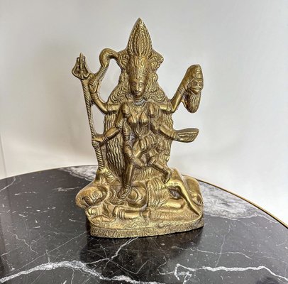 Brass Figurine of Indian Kali Goddess-GWW-2043389