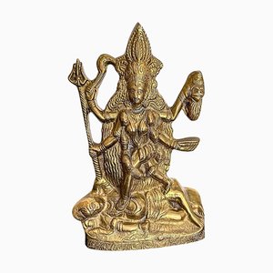 Brass Figurine of Indian Kali Goddess-GWW-2043389