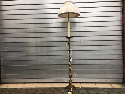 Brass Floor Lamp, 1970s-WQQ-681701