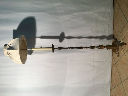 Brass Floor Lamp, 1970s-WQQ-681701