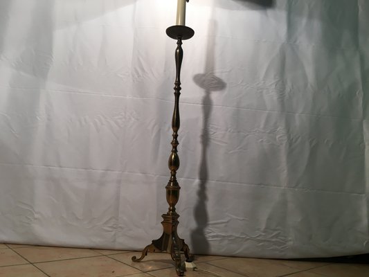 Brass Floor Lamp, 1970s-WQQ-681701