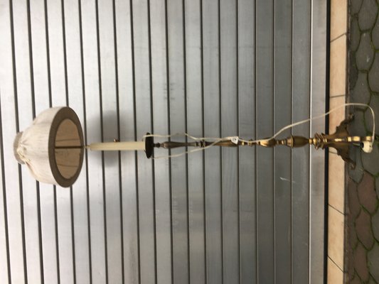 Brass Floor Lamp, 1970s-WQQ-681701