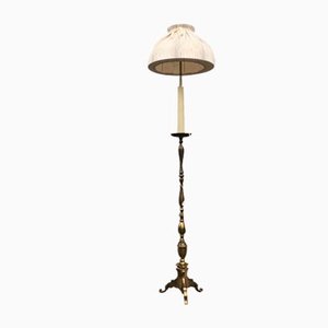 Brass Floor Lamp, 1970s-WQQ-681701