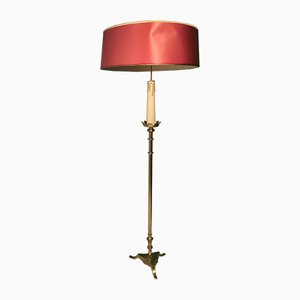 Brass Floor Lamp, 1970s-WQQ-681682