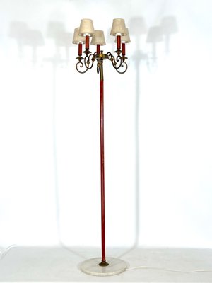 Brass Floor Lamp by Arredoluce Monza, 1950s-OT-1112915