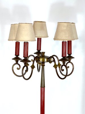 Brass Floor Lamp by Arredoluce Monza, 1950s-OT-1112915