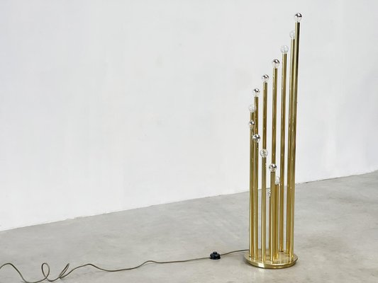 Brass Floor Lamp by Gaetano Sciolari-XLH-1805769