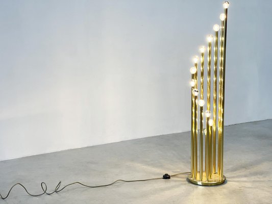 Brass Floor Lamp by Gaetano Sciolari-XLH-1805769