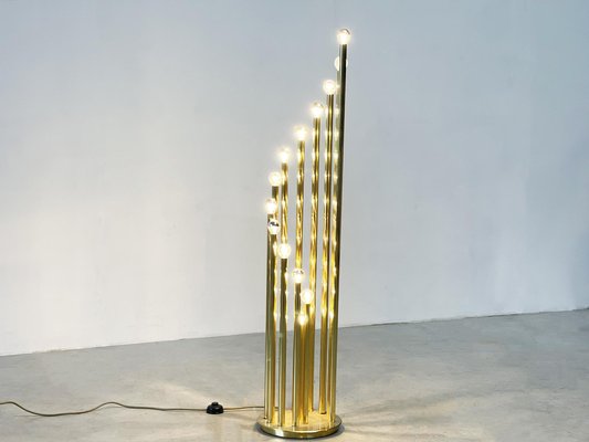 Brass Floor Lamp by Gaetano Sciolari-XLH-1805769