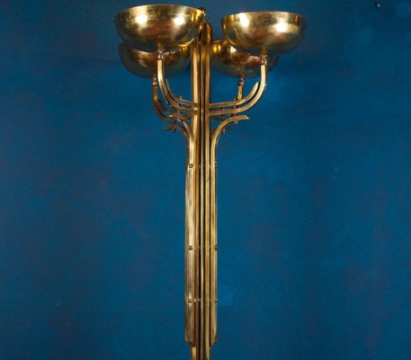 Brass Floor Lamp by Goffredo Reggiani, Italy, 1970s-MBH-1032563