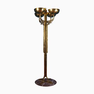 Brass Floor Lamp by Goffredo Reggiani, Italy, 1970s-MBH-1032563