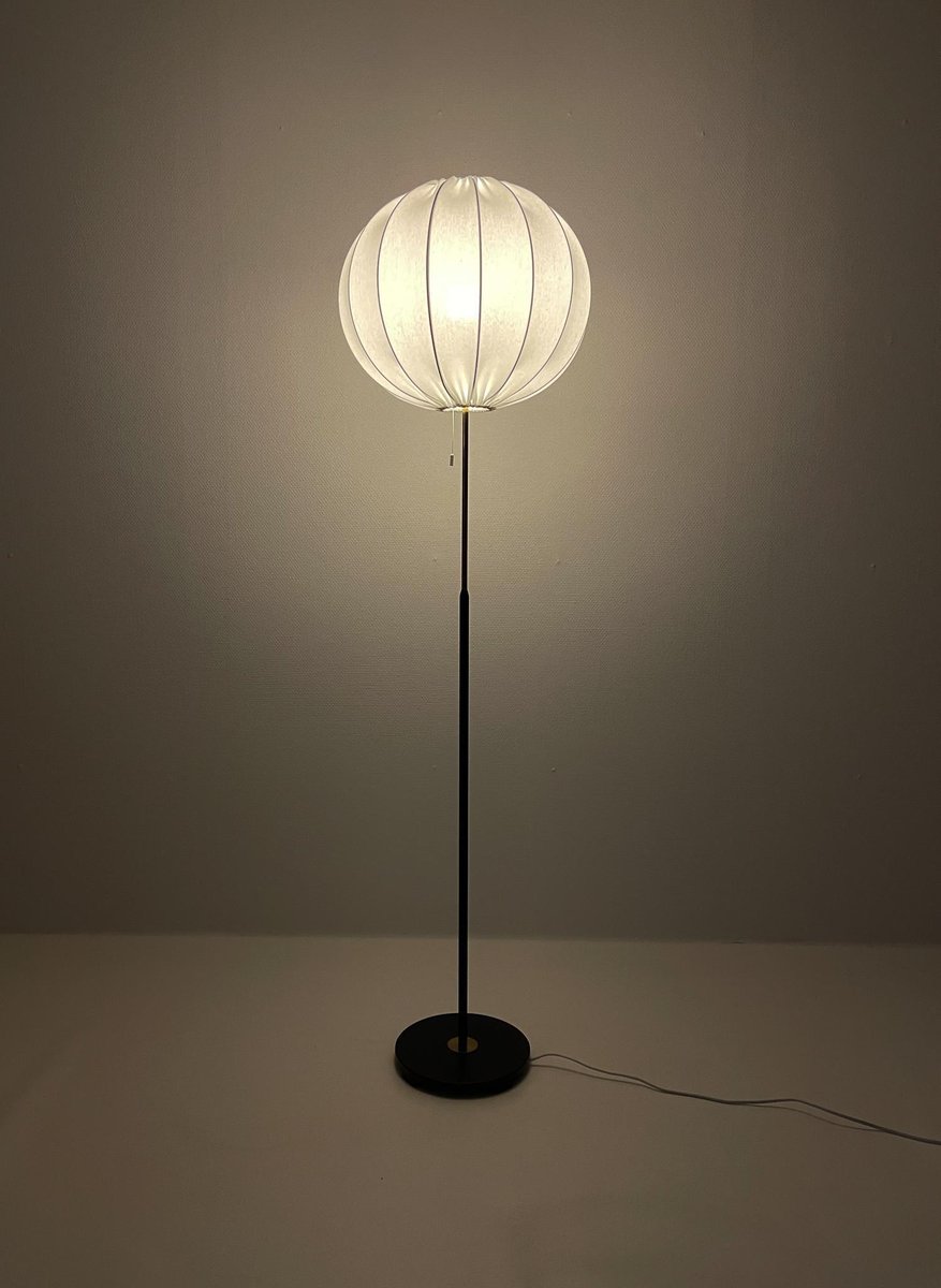 Brass Floor Lamp by Hans Bergström for Asea, Sweden, 1960s