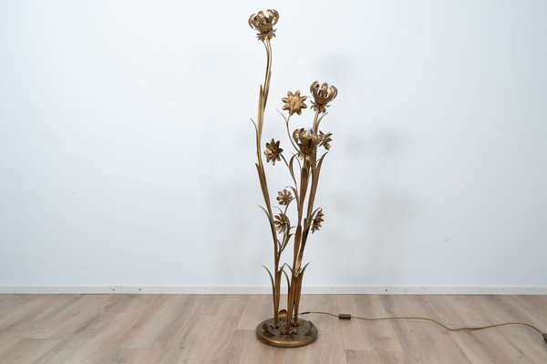 Brass Floor Lamp by Hans Kögl, 1970s-GE-822374