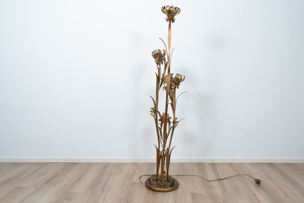 Brass Floor Lamp by Hans Kögl, 1970s-GE-822374