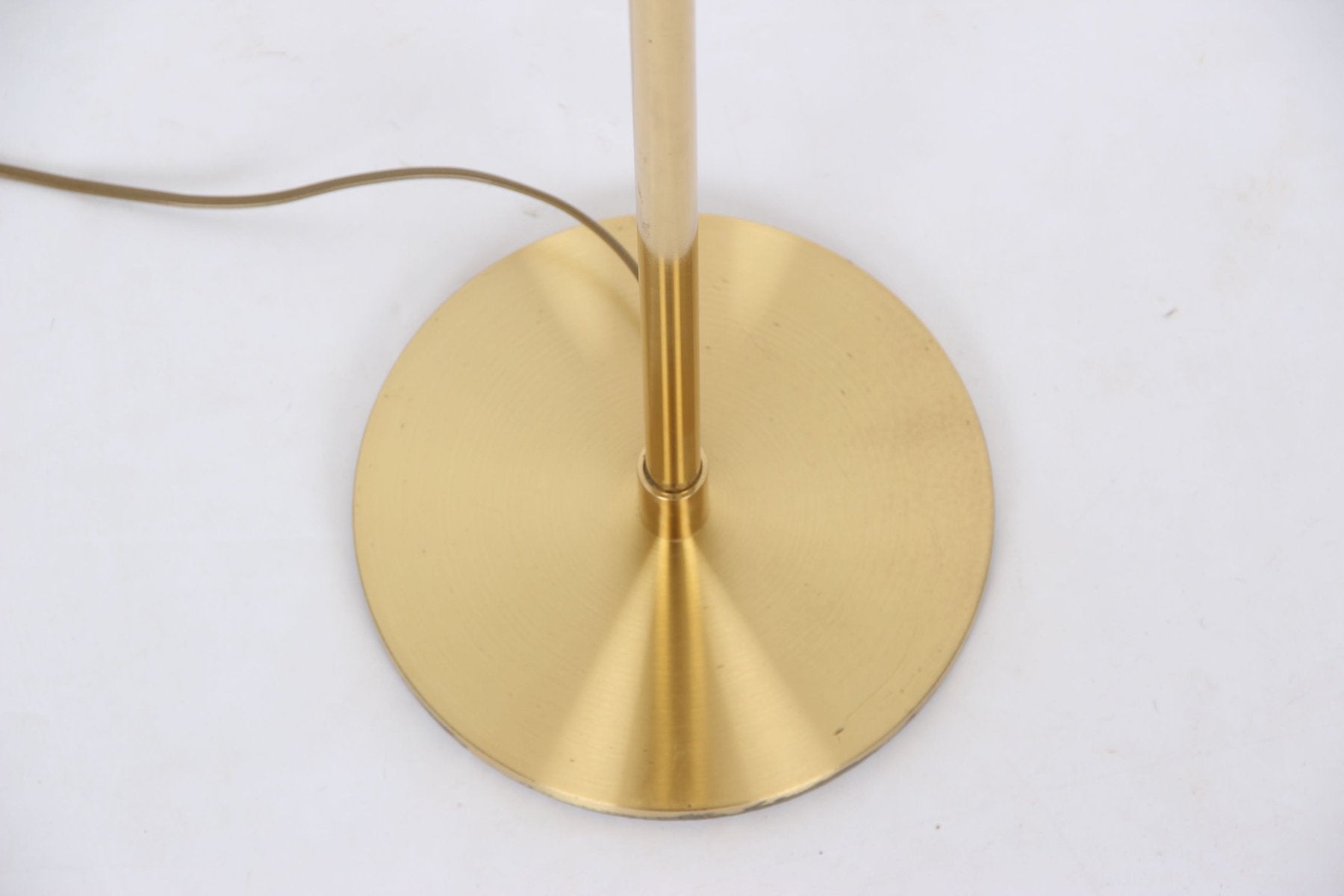 Brass Floor Lamp by Kongelys Floor Lamp by Niels Rasmussen for Fog & Mørup, 1960s