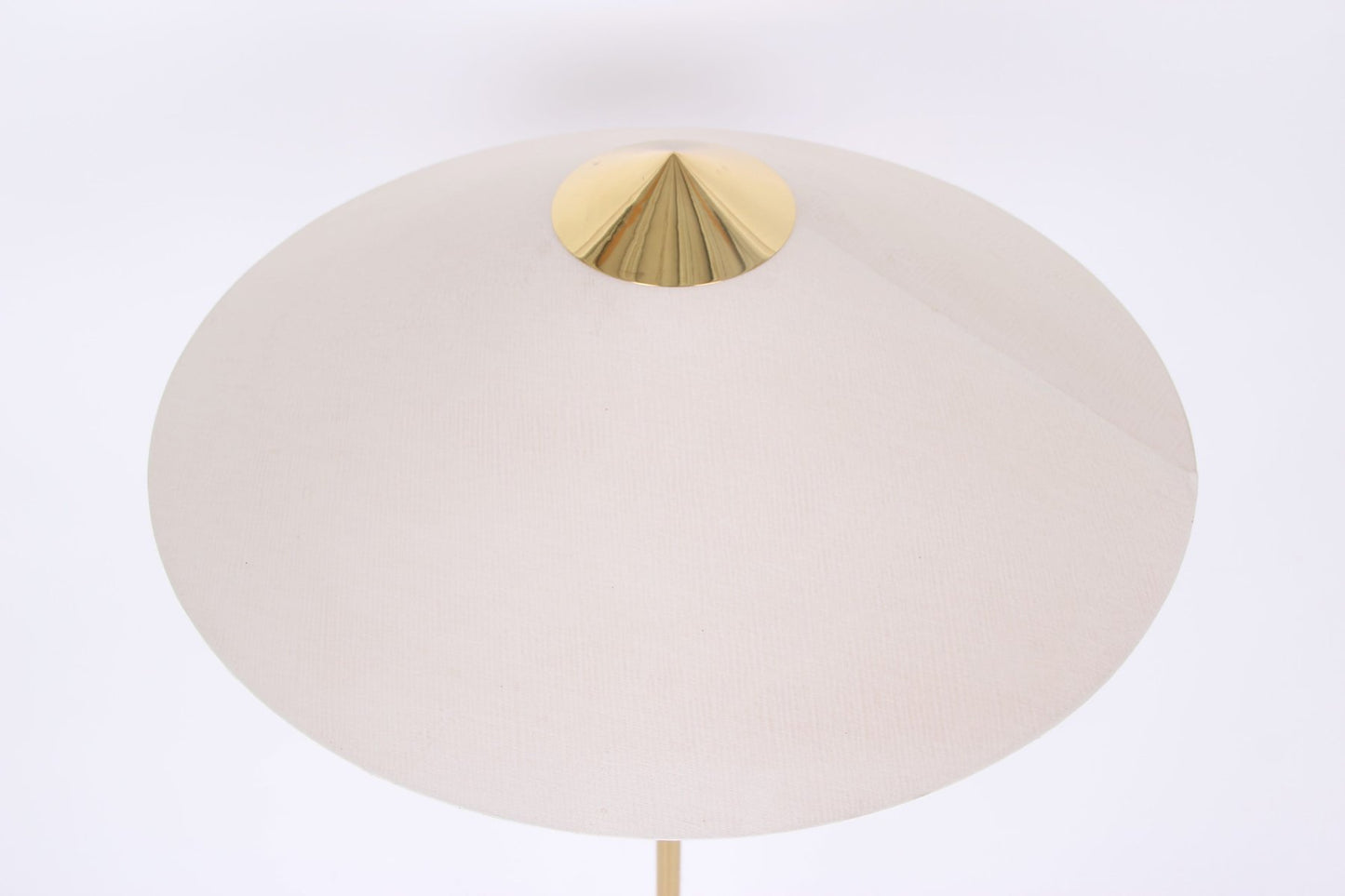 Brass Floor Lamp by Kongelys Floor Lamp by Niels Rasmussen for Fog & Mørup, 1960s