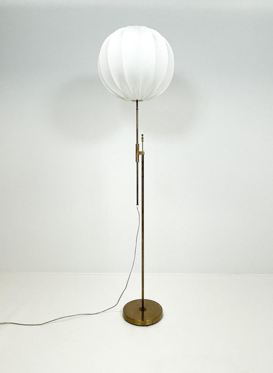 Brass Floor Lamp from Falkenbergs Belysning, Sweden, 1960s