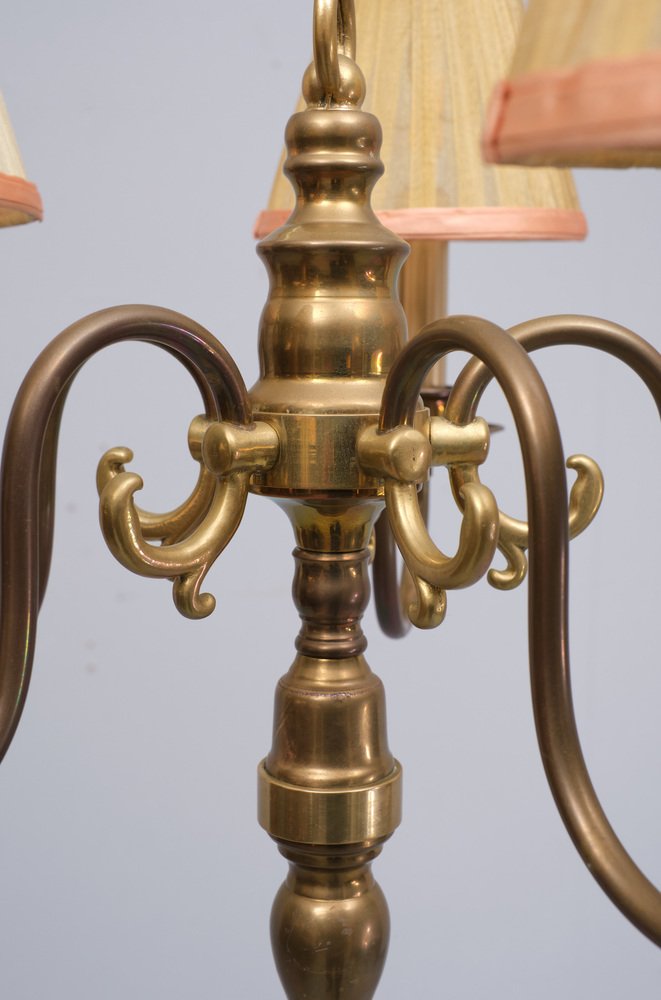 Brass Floor Lamp from Maison Baguès, France, 1960s