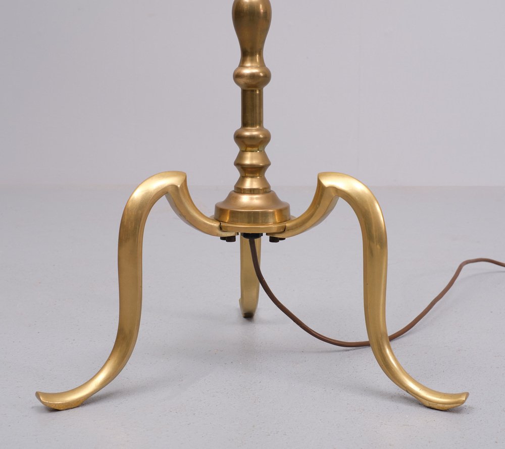 Brass Floor Lamp from Maison Baguès, France, 1960s