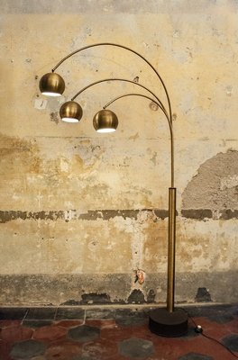 Brass Floor Lamp from Reggiani, 1970s-VCV-809227