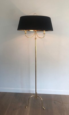 Brass Floor Lamp in the Taste of the House Jansen, 1940s-BA-1373187