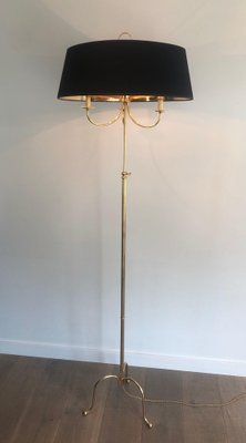 Brass Floor Lamp in the Taste of the House Jansen, 1940s-BA-1373187