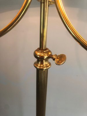 Brass Floor Lamp in the Taste of the House Jansen, 1940s-BA-1373187