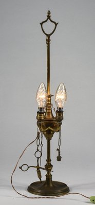 Brass Florentine Lamp Lucerna with Two Lights, Italy, 900s-RAQ-1332955