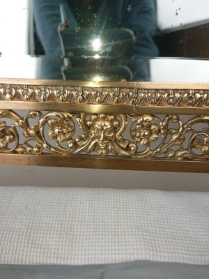 Brass Frame Mirror, 1890s-AJN-1709092