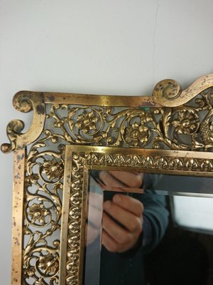 Brass Frame Mirror, 1890s-AJN-1709092