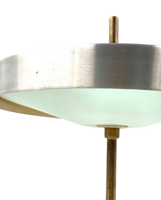 Brass & Glass Table or Desk Lamp by Oscar Torlasco for Lumi, 1960s-TXN-1386197