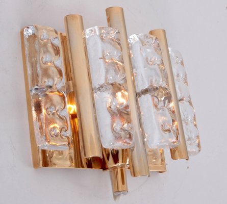 Brass & Glass Wall Lamp by Carl Fagerlund for Lyfa and Orrefors-VLZ-1063386